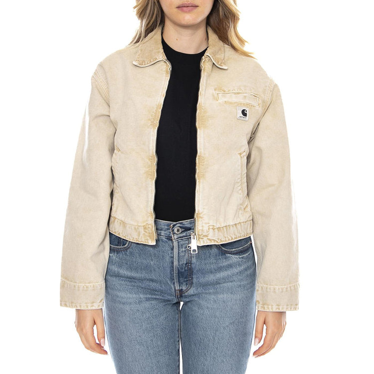 Carhartt WIP W' Emery Jacket Dusty H Brown Chalk Wash -- Giacca Donna I035570.5F.03 . CARHARTT WIP 