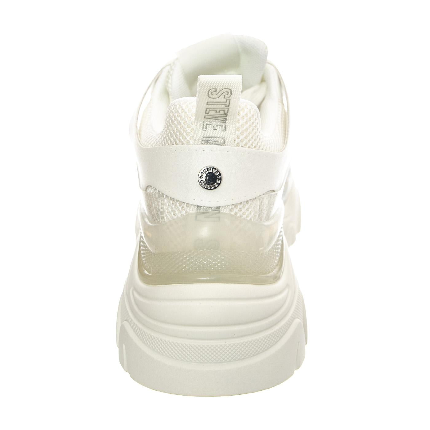 Vitalize White / Sil - Scarpe Stringate Profilo Basso Donna Bianche SMPVITALIZE-WHI  STEVE MADDEN 