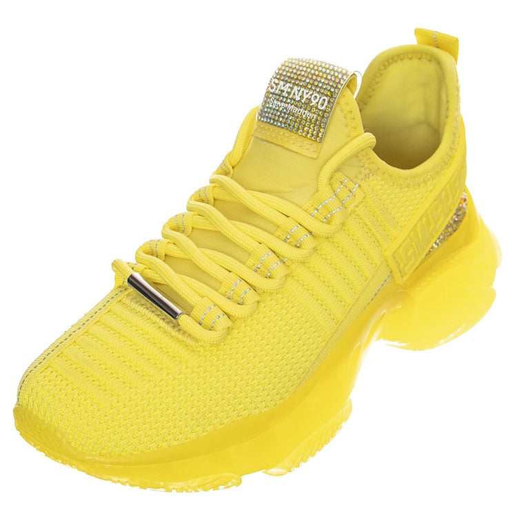Maxilla R Shock Yellow - Scarpe Stringate Profilo Basso Donna Gialle SMPMAXILLAR-YEL  STEVE MADDEN 