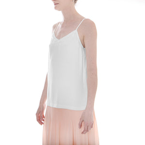 Binie Tank Top - Broken White - Canotta Donna Bianca 162050097-004  MINIMUM 