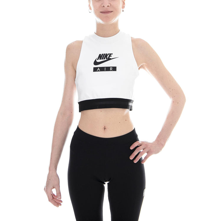 Women s Nike Sportswear Top WHITE/BLACK/BLACK 105971_4  NIKE 