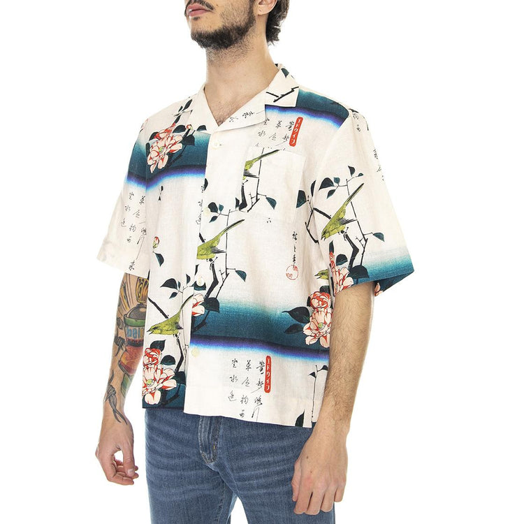 Mens Hiroshige Multicolored Shoer-Sleeve Shirt S I030362.0XC.67.  EDWIN 