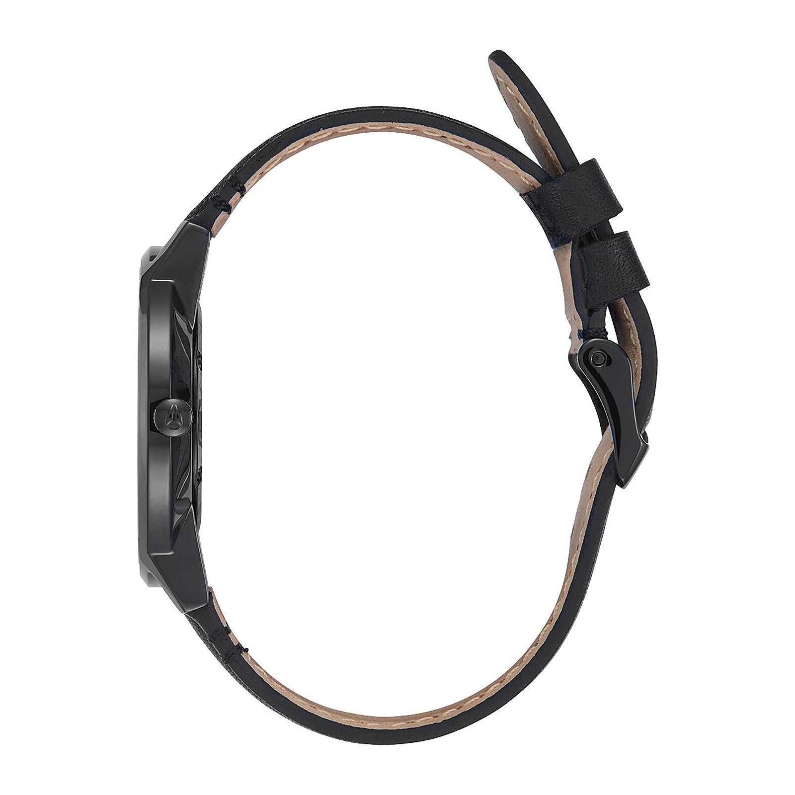 Porter Leather All Black / Gold, 40mm A1058-1031  NIXON 