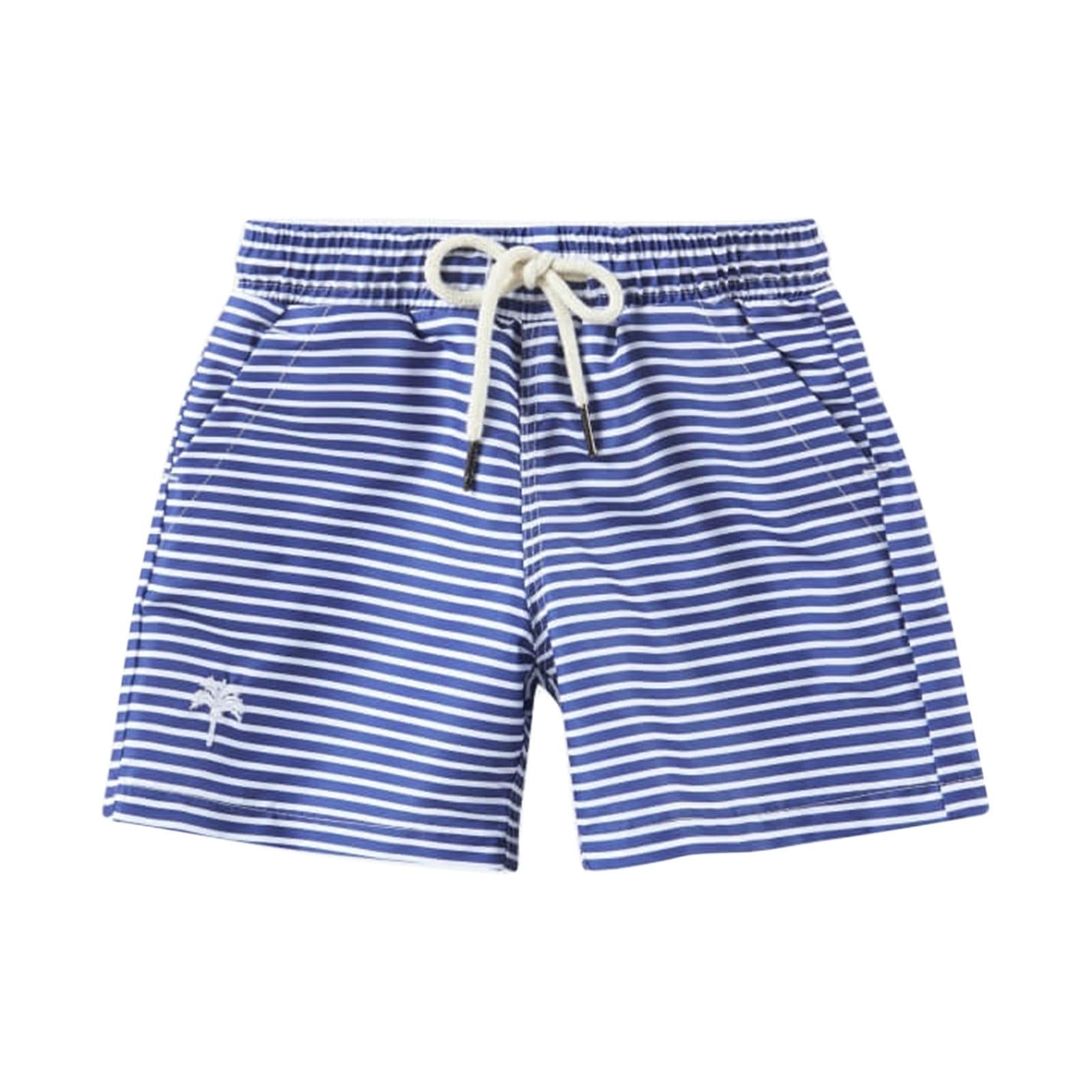 Kids Swim Trunks - Busy Blue - Costume da Bagno Bambino Blu 01-5001-38-01-5001-38 . OAS 