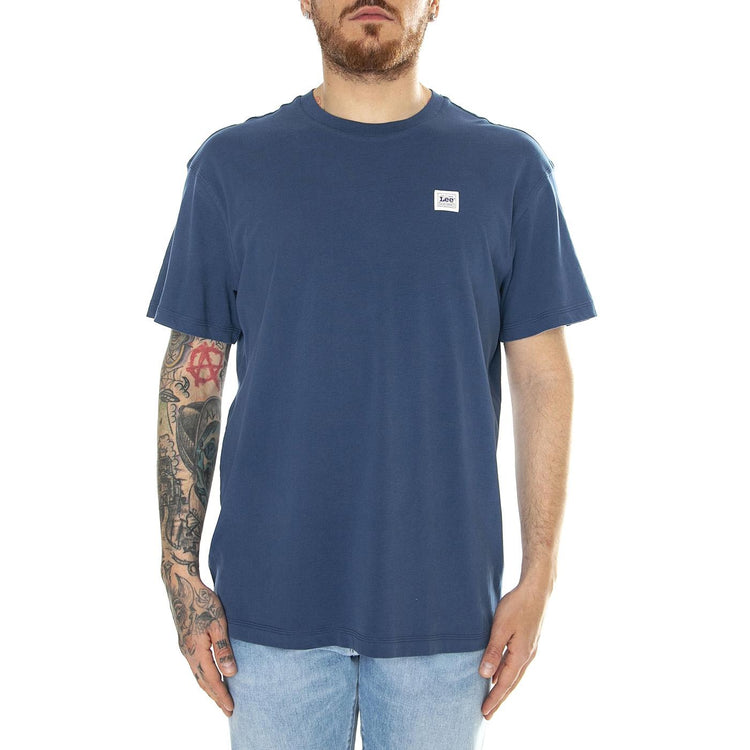WW Tee Drama Blue - Maglietta Girocollo Uomo Blu 112349072  LEE 