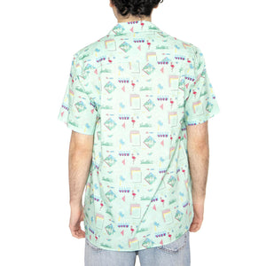 Miami Vice For Life Aloha Shirt - Camicia Maniche Corte Uomo Multicolore 1882-ALOHA  BRAVA FABRICS 