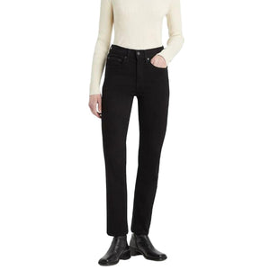 724 HIGH RISE STRAIGHT JEANS - Pantaloni Denim Jeans Donna Neri 188830321 . LEVIS 