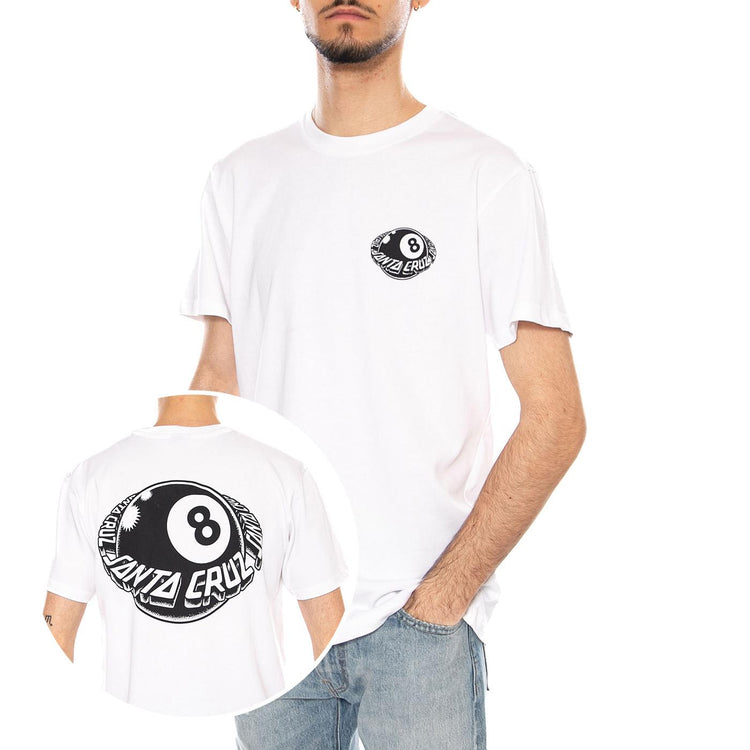 Winkowski Eighth Planet White - Maglietta Girocollo Uomo Bianca SCA-TEE-13005 White SANTA CRUZ 