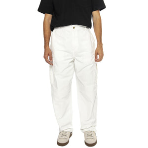 Stanton Cargo Pant Wax stone washed - Pantaloni Uomo Bianchi I033825.D606  CARHARTT WIP 