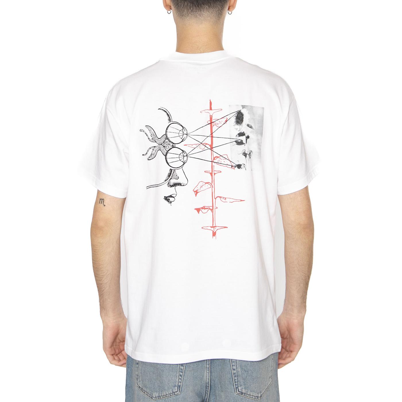 S/S Senses T-Shirt White - Maglietta Girocollo Uomo Bianca I034771.02XX  CARHARTT WIP 