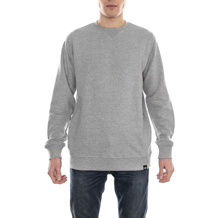 Washington Fleece Crew-Neck Sweatshirt - Melange Grey - Felpa Girocollo Uomo Grigia 02 200037-GYM . DICKIES 