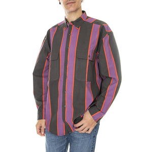 Skate L/S Woven Vertical Stripe Black Pu - Camicia Uomo Multicolore A0953-0005  LEVIS 