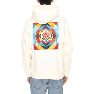 Obey Geometric Power Canvas Fleece -- Felpa Uomo Unbleached Bianca 112843938 UBL OBEY 