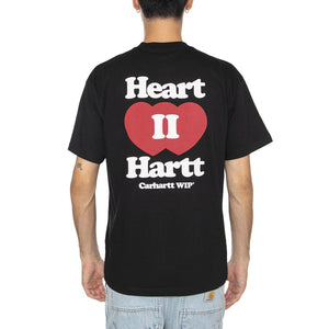 S/S Heart II Hartt T-Shirt Black - Maglietta Girocollo Nera I035203.89XX  CARHARTT WIP 