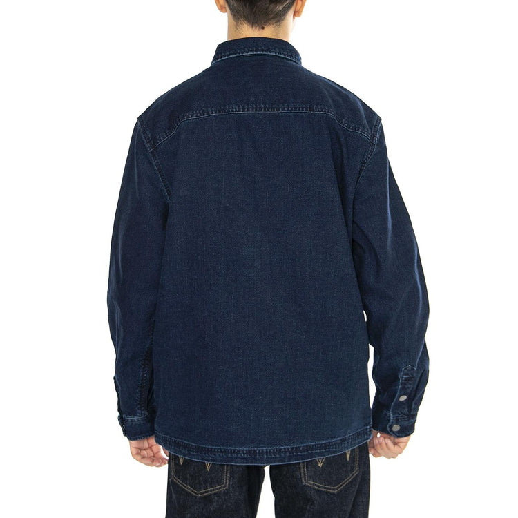 Workwear Overshirt Medium Worn Wash - Camicia Uomo Blu 112355654-BLUE  LEE 