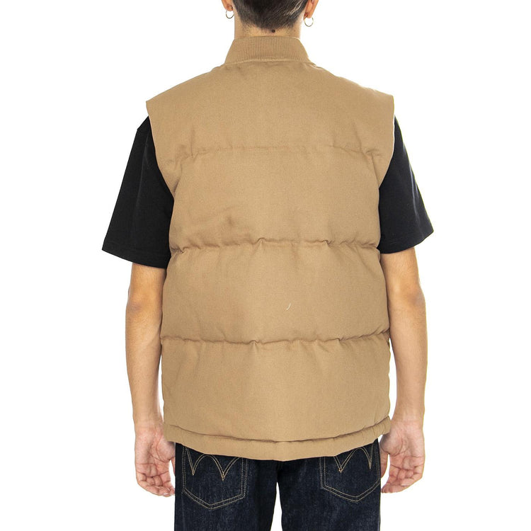 Rayley Vest Peanut - Giacca Smanicata Uomo Marrone I033894.2FSXX  CARHARTT WIP 