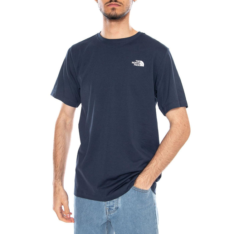 M Evo SD Reg SS Tee Summit Navy - Maglietta Girocollo Uomo Blu NF0A8CZ2 8K21 THE NORTH FACE 