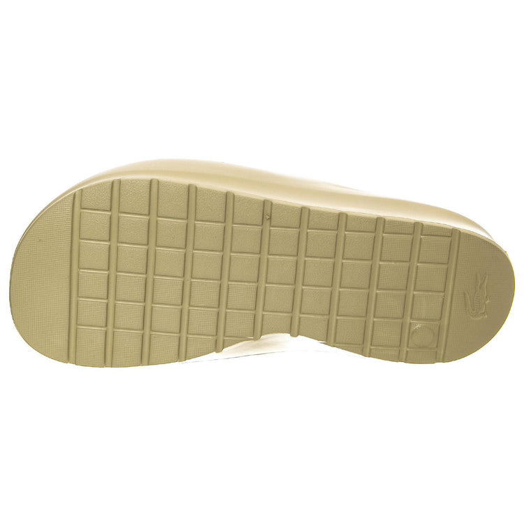 Serve Slide Off White - Sandali / Ciabatte Uomo Beige 745CMA00052A9  LACOSTE 