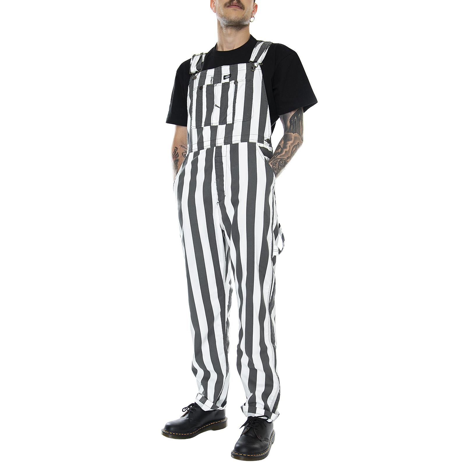 Livonia Overall - Charcoal Grey - Salopette Uomo Multicolore 01 210168-CH . DICKIES 