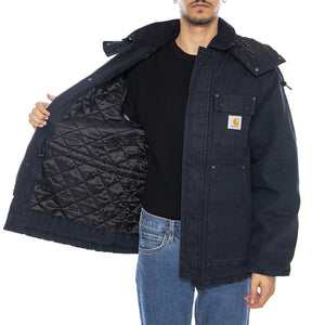 Ambel Coat Deep Night / Deep Night - Giacca con Cappuccio Uomo Blu I035616.3B306 . CARHARTT WIP 