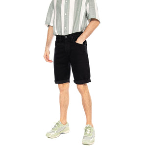 5 Pocket Short Clean Black - Bermuda Denim Jeans Uomo Neri 112376371 BLK LEE 