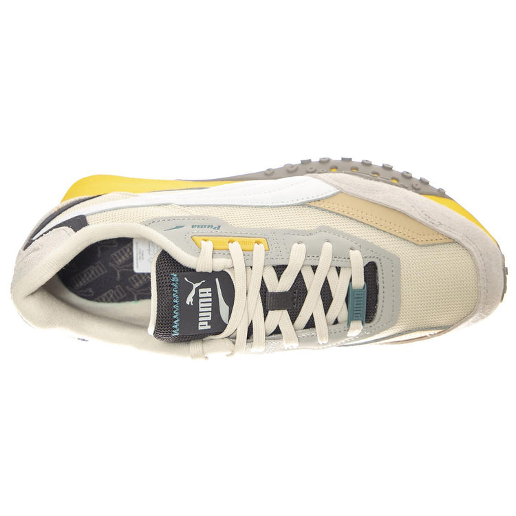 Blktop Rider PRM Alpine Snow / Ash Gray Shoes - Scarpe Stringate Profilo Basso Uomo Multicolore 394829-01  PUMA 