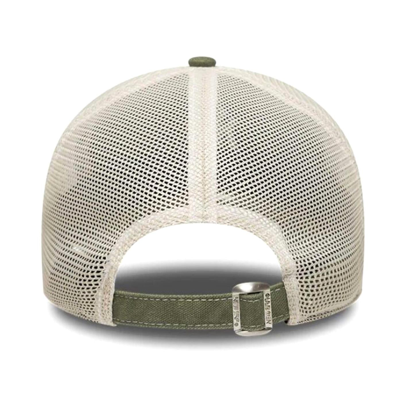 COTTON CANVAS 9TWENTY® TRUCKER NEW YORK YANKEES GREEN - Cappellino con Visiera Verde<BR/><BR/> 60856386 NOV NEW ERA 