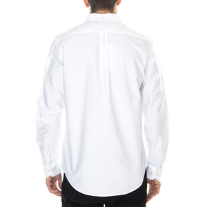 Brewer Slim Shirt - White - Camicia Uomo Bianca 119442_4  FARAH 