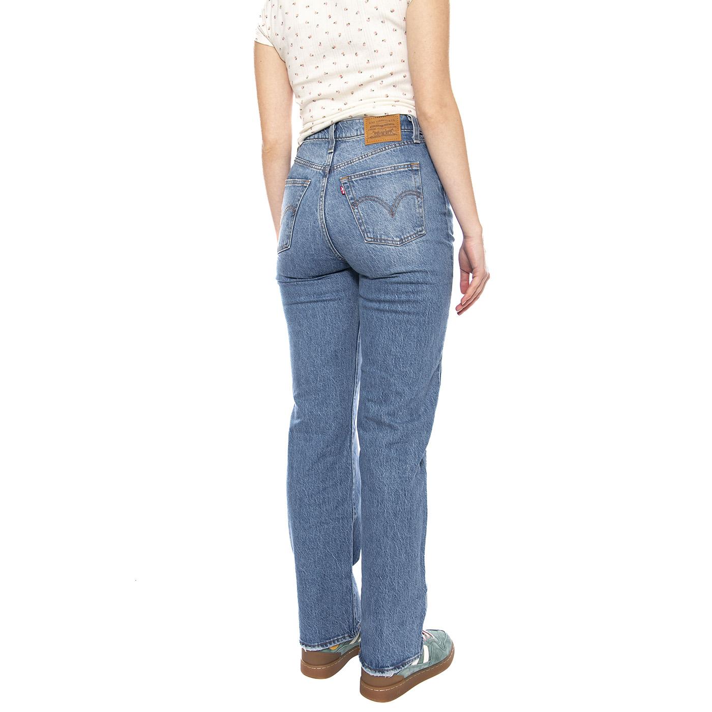 Ribcage Full Length Dance Around - Jeans Donna Blu 79078 0008 LEVIS 