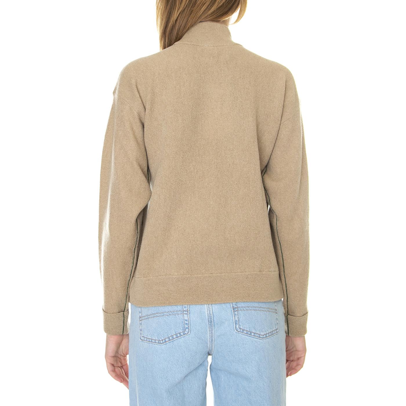 Pullover-Ge2 - Maglione Collo Alto Donna Beige AF9542-GE2  LACOSTE 