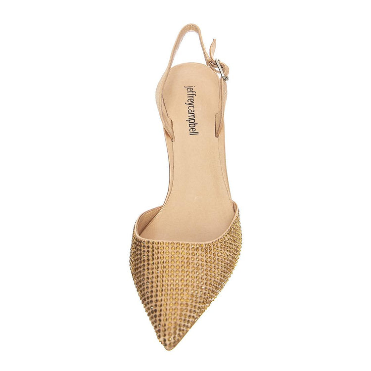 Zivote Beige Fabric - Sandali Donna Beige JCSR129PF-25-024-BEI  JEFFREY CAMPBELL 
