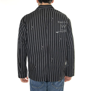 JMB Striped Blazer Black / Black - Giacca Uomo Nera 112359231  LEE 