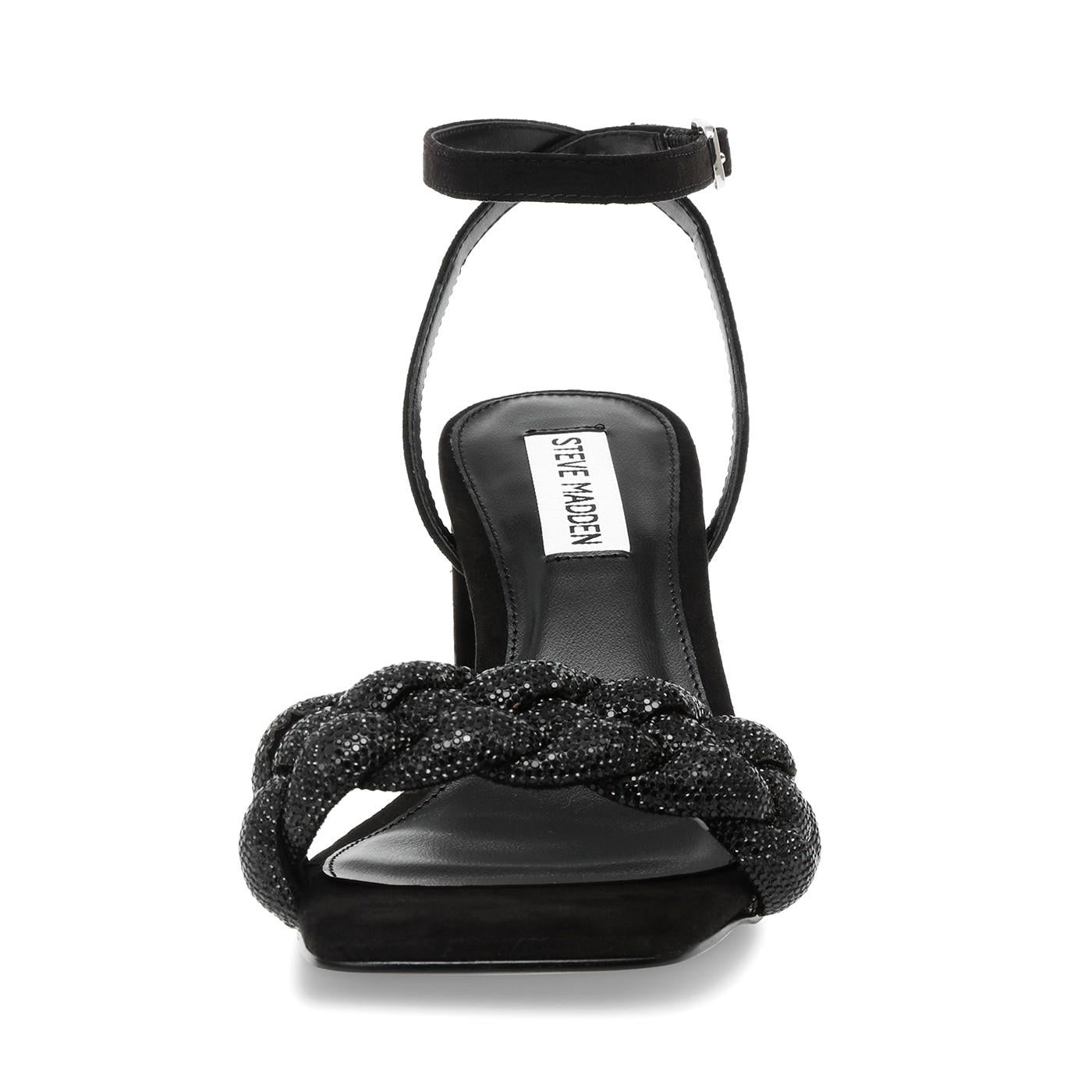 Lidia Black / Crystal - Sandali Donna Neri SMSLIDIA-BLK  STEVE MADDEN 