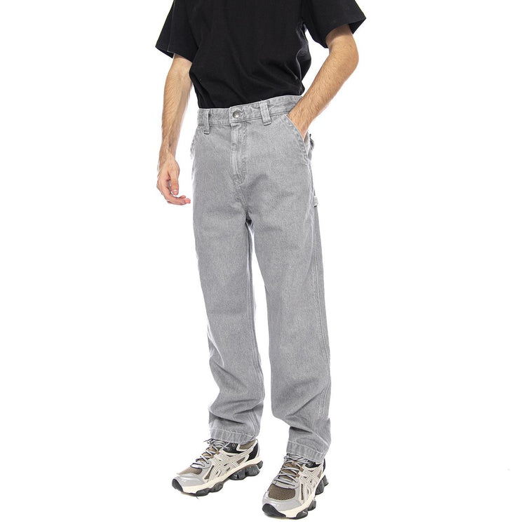 Slouchy Straight Carpenter Gemini Grey - Pantaloni Denim Jeans Uomo Grigi 112370584  LEE 