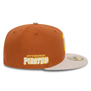 Boucle 59Fifty Pitsburg Pirates EBRSTNPIN Brown - Cappellino con Visiera Marrone 60435103  NEW ERA 