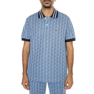Maglietta M/C DH1417-I8K Polo Blue - Polo Uomo Blu DH1417-I8K  LACOSTE 