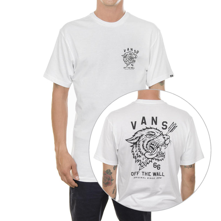 MN TIED TONGUE White VA36FPWHT  VANS 