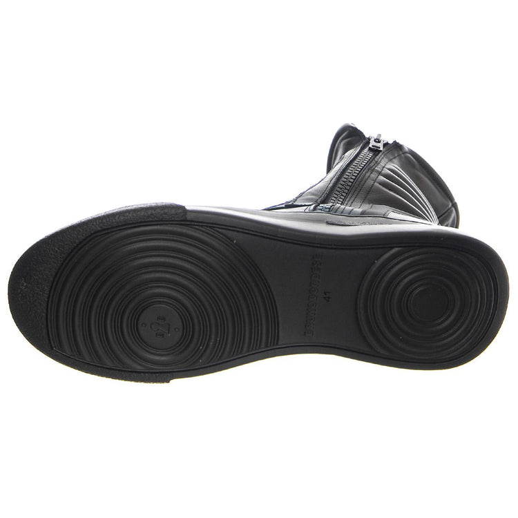 M' Moto Nappa Black / Blue Black Sole - Stivali Uomo Neri / Blu BOMMOTO-NAPPA.BKBLU  BRUNO BORDESE 