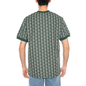 T-Shirt Multi Logo Lacoste - Maglietta Girocollo Uomo Multicolore TH1197 D1R LACOSTE 