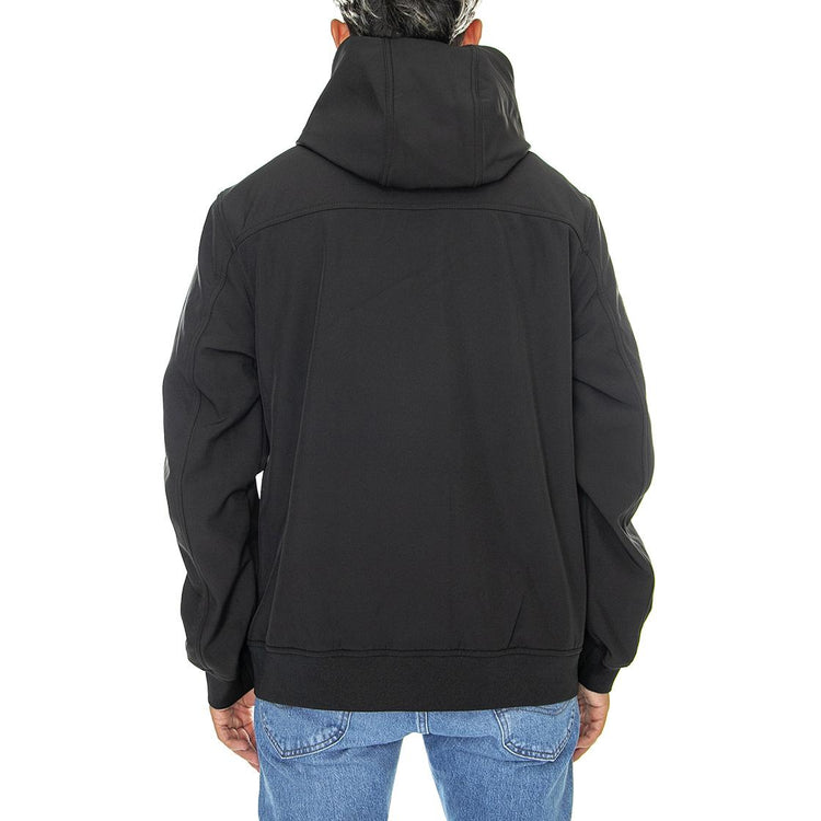 Rudd Softshell Black - Giacca Invernale con Cappuccio Uomo Nera F4RBC003  FARAH 