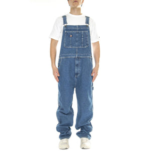 Dickies Classic Denim Bib Classic Blue - Salopette Denim Jeans Uomo Blu DK0A4XYACLB1  DICKIES 