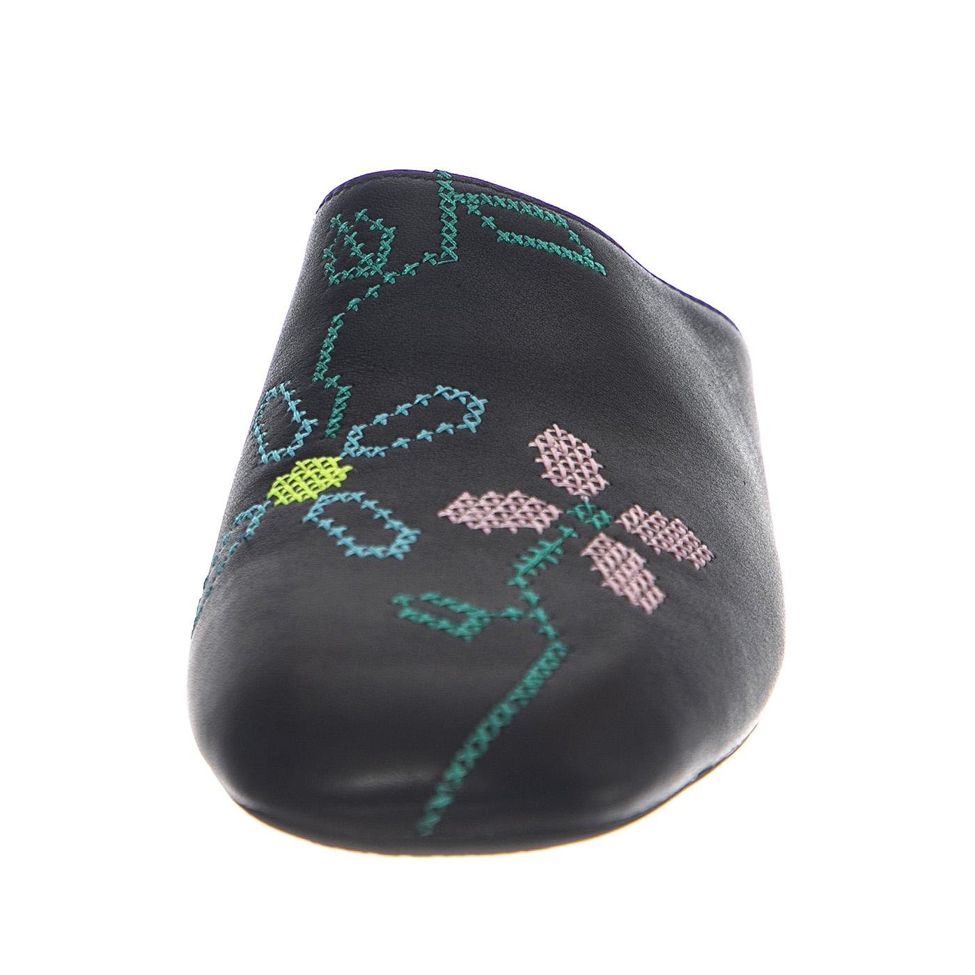 Gobi Negro Embroidery / CasiMyra Ry Negro - Sandali Donna Neri K201750-001  CAMPER 