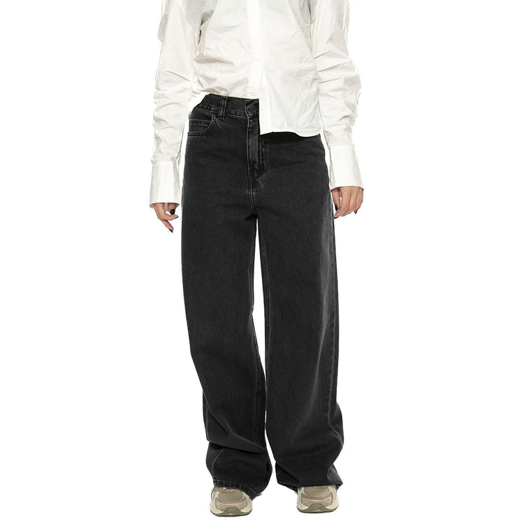 W' Jane Pant Black heavy stone wash - Pantalone Donna Nero I030497.8960  CARHARTT WIP 