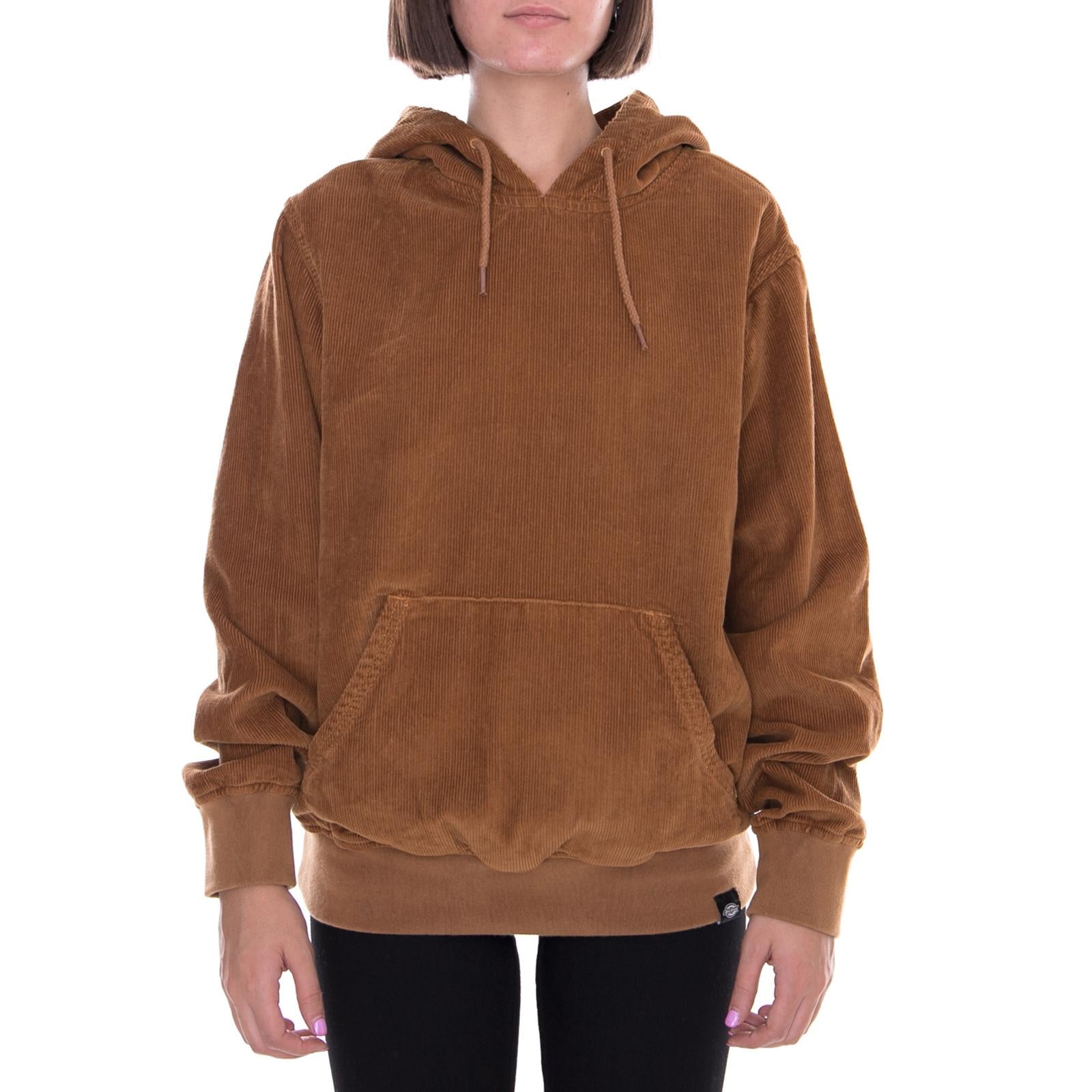 Amonate Duck Brown - Felpa con Cappuccio Donna Marrone 03200170W-BD . DICKIES 
