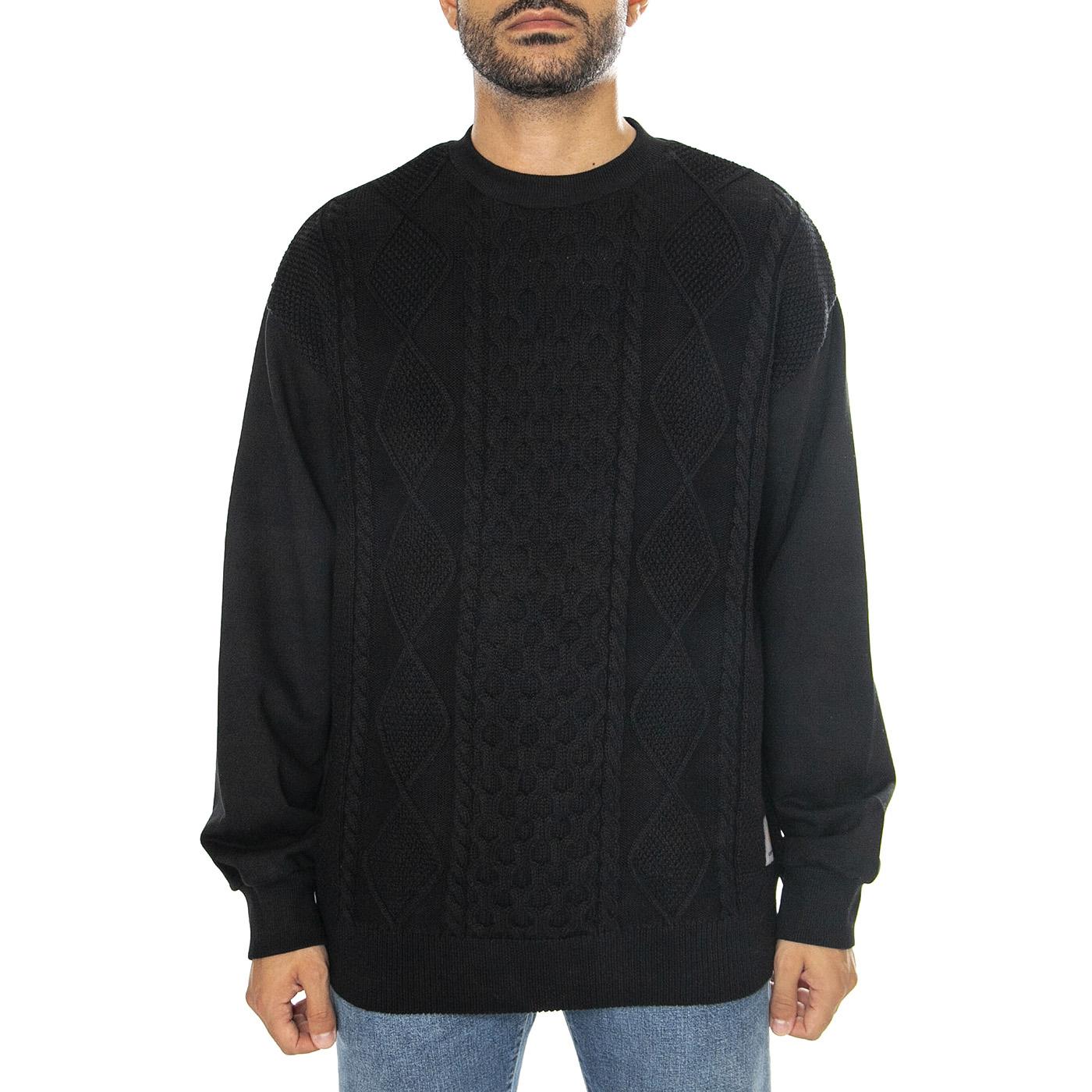Tridon Sweater Black - Maglione Girocollo Uomo Nero I034033.89XX  CARHARTT WIP 