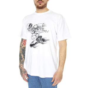 Alva Skates SS Tee White - Maglietta Girocollo Uomo Bianca VN00061FWHT1  VANS 