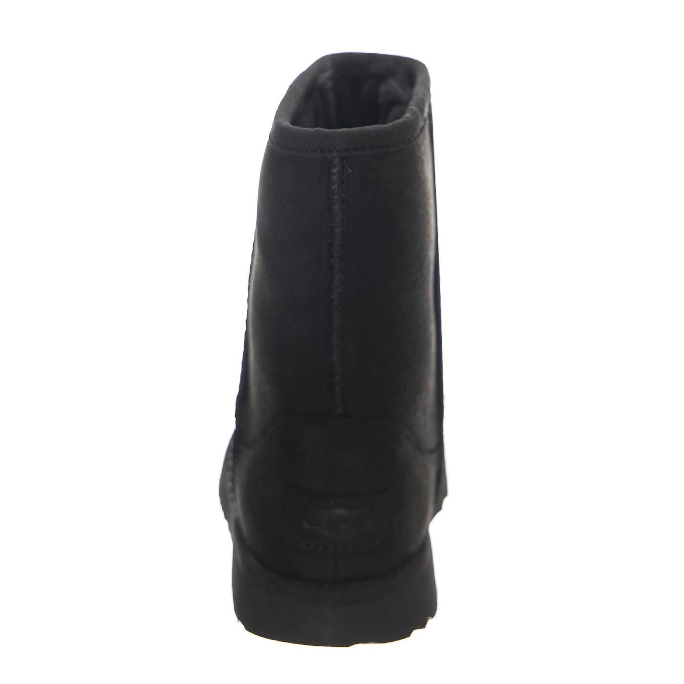 Classic Weather Short II Black K - Stivaletti Bambino Neri UGKCLSWPBK1019646T  UGG 