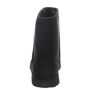 Classic Weather Short II Black K - Stivaletti Bambino Neri UGKCLSWPBK1019646T  UGG 