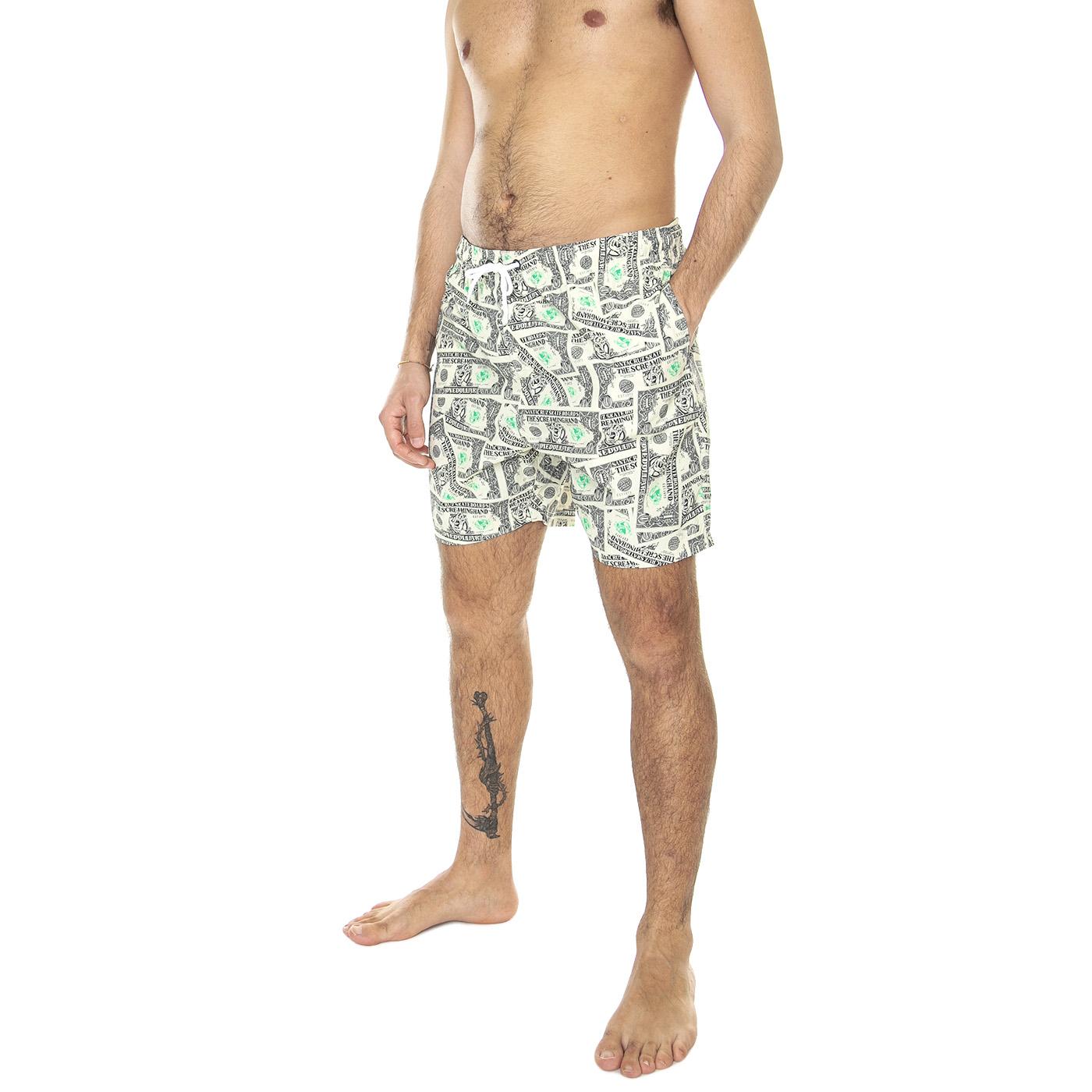 M' Mako Dollar Swimshort Bills - Costume da Bagno Uomo Multicolore Mako Dollar Swimshort Bills  SANTA CRUZ 
