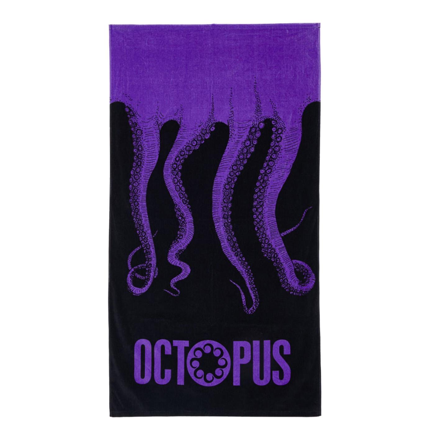 Octopus Original Towel Pack Black - Telo Mare Nero / Blu 23SOTWP10-BLACK-PURPLE  OCTOPUS 
